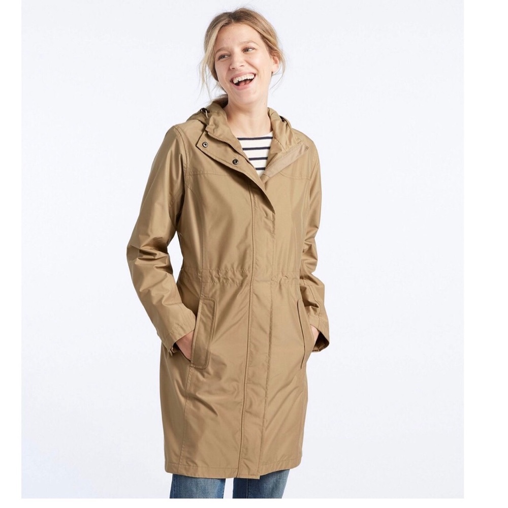 Raincoat LL Bean Women's H2OFF PrimaLoft-Lined